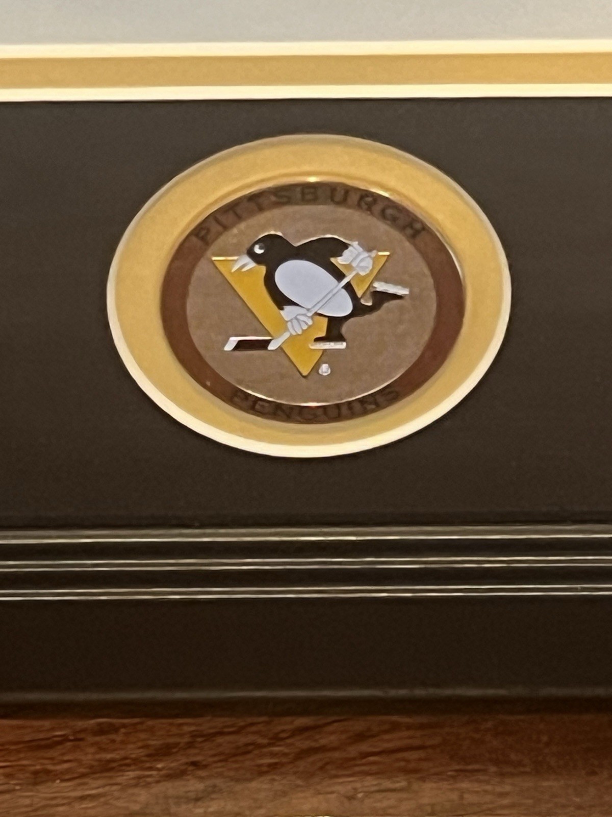 Sidney Crosby Pittsburgh Penguins Autographed Framed 11x14 w/ PSA COA view 6