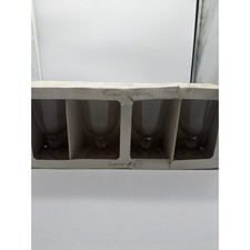 Luminarc Casual Settings 14oz All Purpose Goblet Set of 4 Clear Glass USA Made