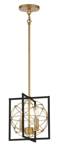 Minka Lavery 3912 Titans Trace 2 Light 10"W Mini Pendant - Sand Coal / Painted - Picture 5 of 5