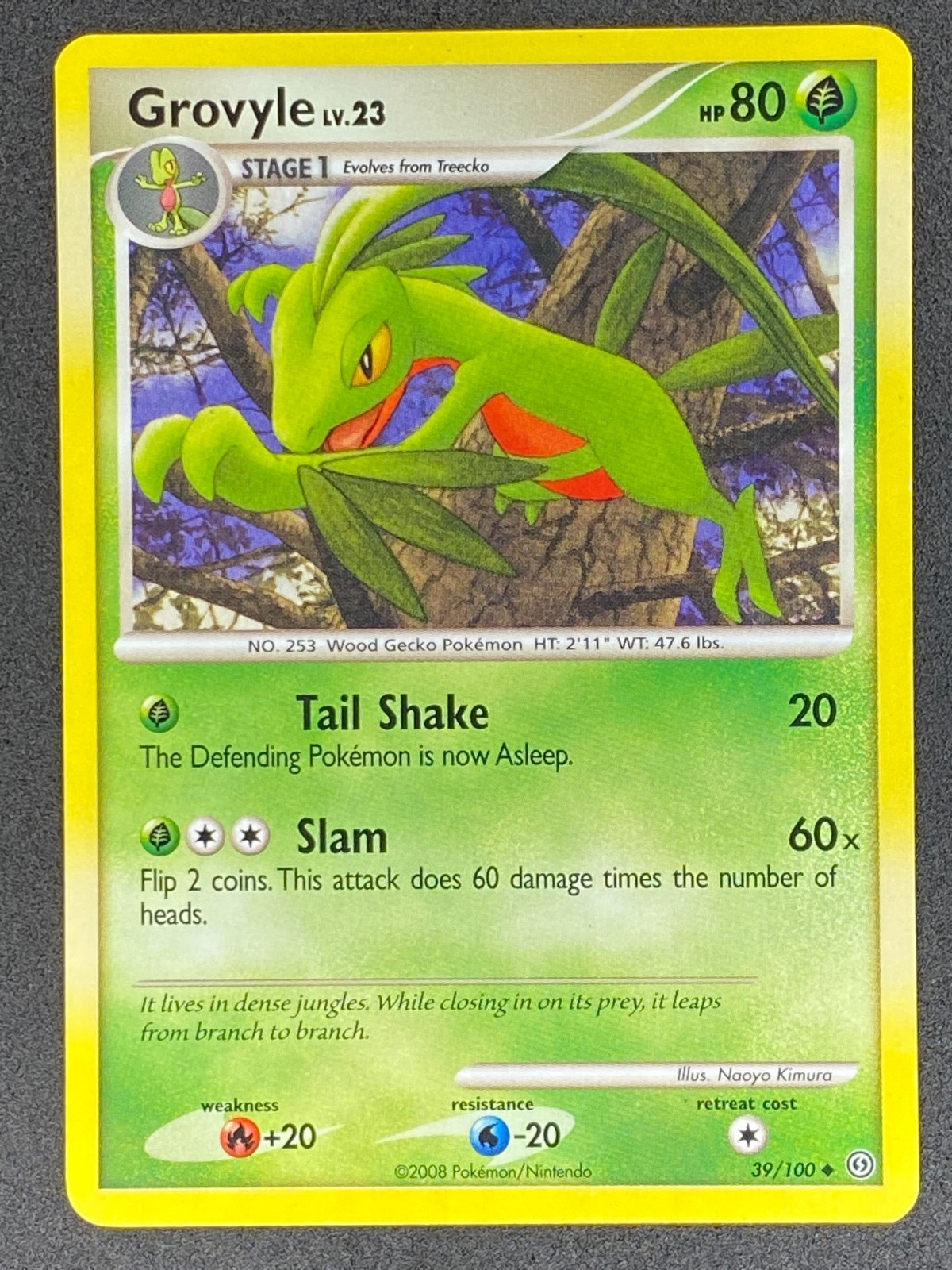 Pokémon Grovyle 39/100 SF Stormfront LP
