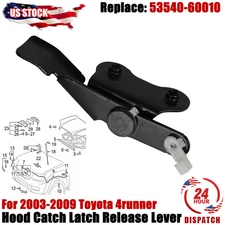 Front Hood Catch Latch Release Lever For Toyota 4runner 2003-2009 #53540-60010