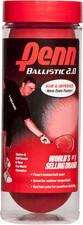 Ballistic 2.0 Red Racquetballs - 1 Can of 3 Fast Racketball Balls