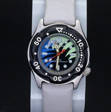 Seiko Alba Rare Aqua Gear V701-1350 32mm Vintage JDM Import Dive Watch