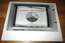 1983 Vintage Apple Computers Newspaper 8" x 10" Press Photo - Business Chart