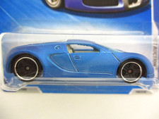 HOT WHEELS - HOT AUCTION - BUGATTI VEYRON (MATTE BLUE) - DIECAST