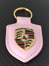 Porsche Pendant Keyring Pink New