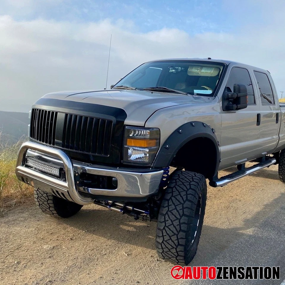 Fits 2008-2010 Ford F250 F350 F450 Black Headlights Head Lamps Left+Right 08-10 - Изображение 2 из 4