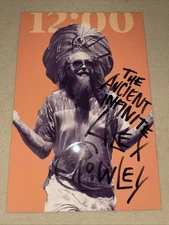 Alex Crowley SIGNED Ancient Infinite Psychedelic Art Photo Card DMT COSMIC LSD