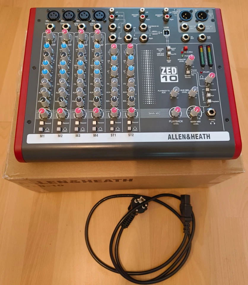 Allen & Heath ZED10, Hi-Quality Kompakt-Mixer, Top Zustand!