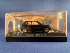Vintage 1980 Solido Peugeot 205 GTI Black 1/43 Mint in Box #1842