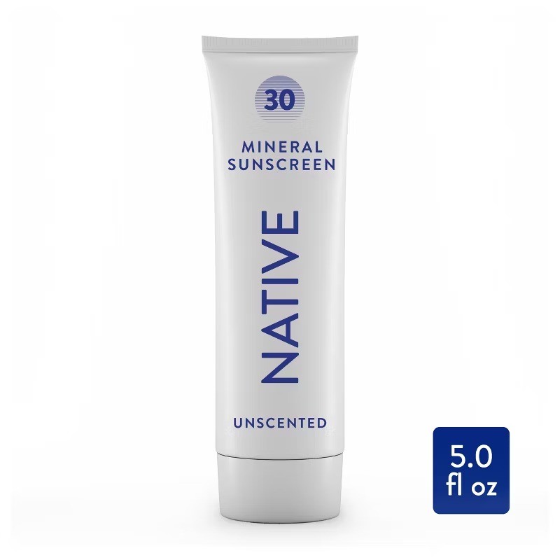 Natural Unscented Mineral Sunscreen SPF 30 - 5 fl oz