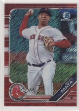 2019 Bowman Chrome Prospects Red Shimmer Refractor /5 Bryan Mata #BCP-140 uk2