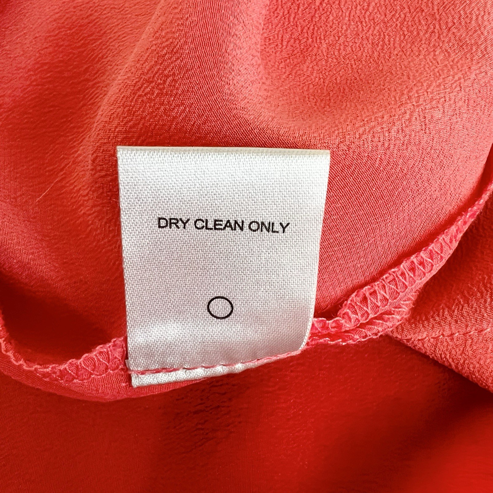 John Mark Silk Shirt Dress Pinky Red Button Up Women’s M