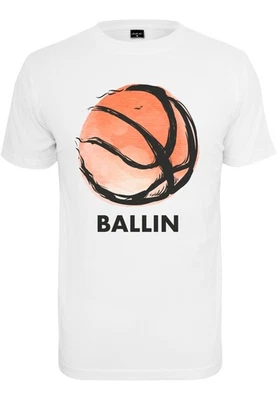 Mister Tee Ball Tee Homme T-Shirt Haut Coton Jersey Sportif Neuf - Photo 1/2