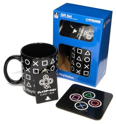 TASSE PLAYSTATION GESCHENKSET 315 ML OFFIZIELLES SONY PRODUKT NEU