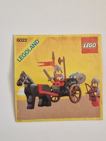 Lego Vintage Set Legoland Castle 6022 Horse Cart, with box and instructions