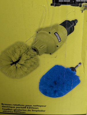 #ad Ryobi EZClean Power Cleaner Spinning Brushes RY3112SB $12.00