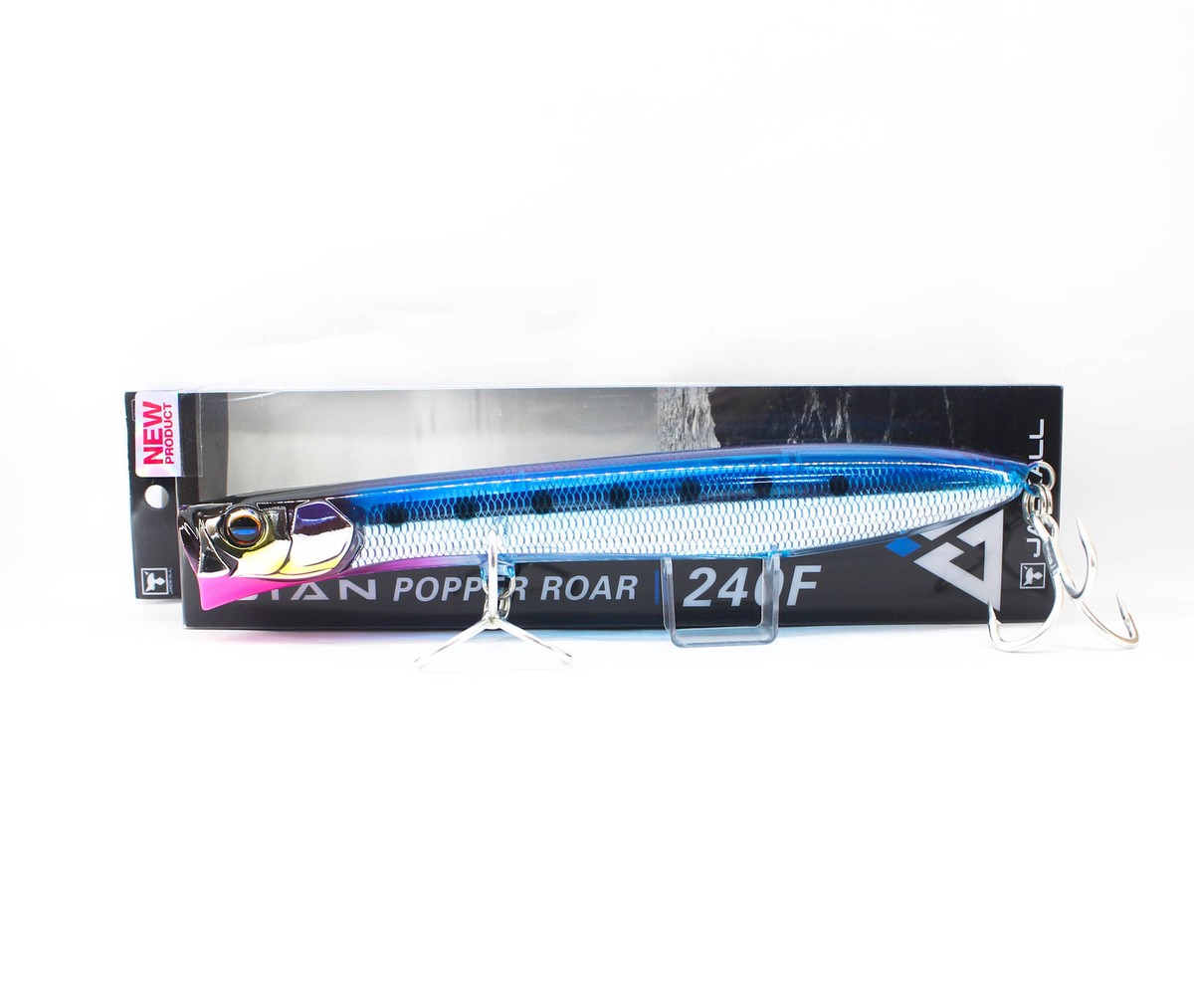 Leurre Jackall Cian Popper Rugissant 240F - Popper Flottant, 95g, Pêche