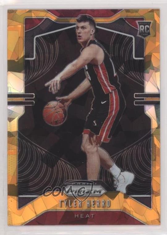 2019-20 Panini Prizm Rookie Orange Ice Prizm Tyler Herro #259 Rookie RC 0x4h