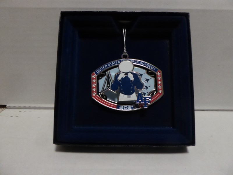 United States Air Force Academy  3-D Ornament 2025 W/ Box