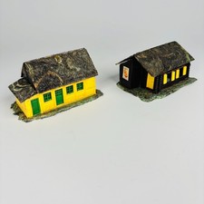 Heljan buildings x2 Model Railway HO Gauge Cottage Alpine Cafe Restaurant Kiosk