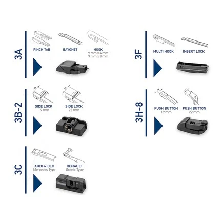 Hella 358004181 Windshield Wiper Blade - Image 3 of 4