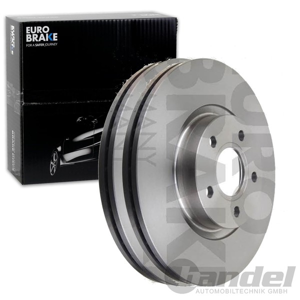 2X Eurobrake Bremsscheiben 300Mm BelÜFtet Vorne Passend FÜR Ford C-MAX Focus-image