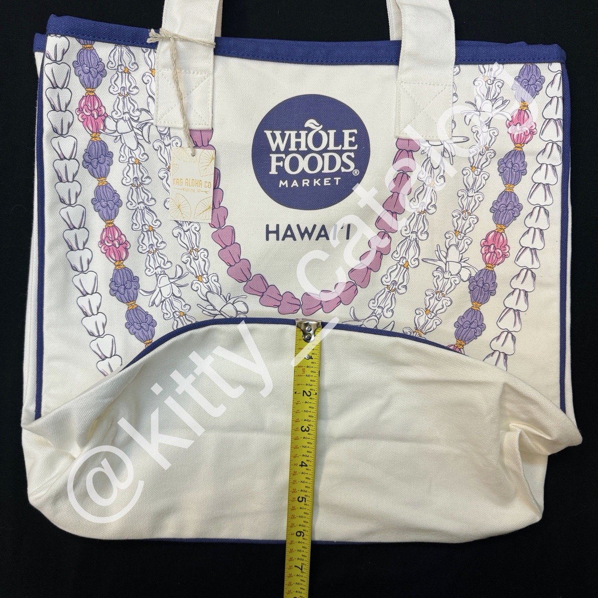 Whole Foods x Tag Aloha Company: Rope Tote Crown Flower Bag