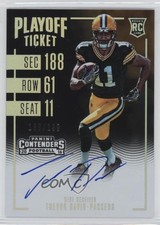 2016 Panini Contenders Rookie RPS Playoff Ticket /199 Trevor Davis #338 Auto 8p8