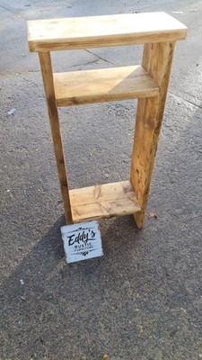 Flur Tisch Gerüst Brett Aufbewahrung Schlafzimmer Lampe rustikal Schrank Massivholz *