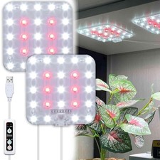 Full Spectrum LED Grow Light for Indoor Plants, 2 Panels 1-Pack Netural White