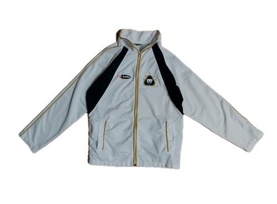 Vintage Lotto UNAM Pumas Track Jacket White Blue Gold Men's Size Medium Soccer