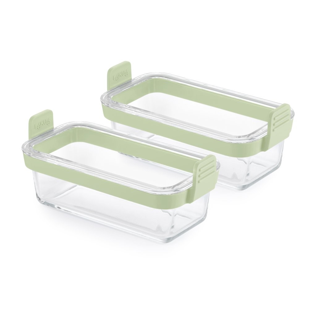 2 plats en verre airfryer rectangle 20 x 10 cm verre borosilicate 10.30x20.30 c