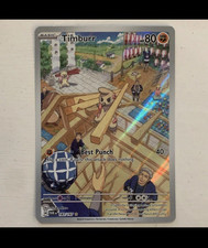 Pokémon Timburr 183/167 Twilight Masquerade Illustration Rare Holo English 80 HP on eBay