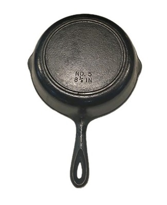Vintage Birmingham Stove & Range BSR Red Mountain No. 5 A Cast Iron Skillet 30s