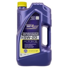 High Performance Motor Oil 5W-20 Premium Full Synthetic Motor Oil 5 Quarts 36.43 per gallon
