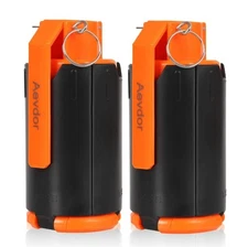 Aevdor CS-Grenade Set, 2Pcs Plastic Toy-Grenade for CS Battle Game