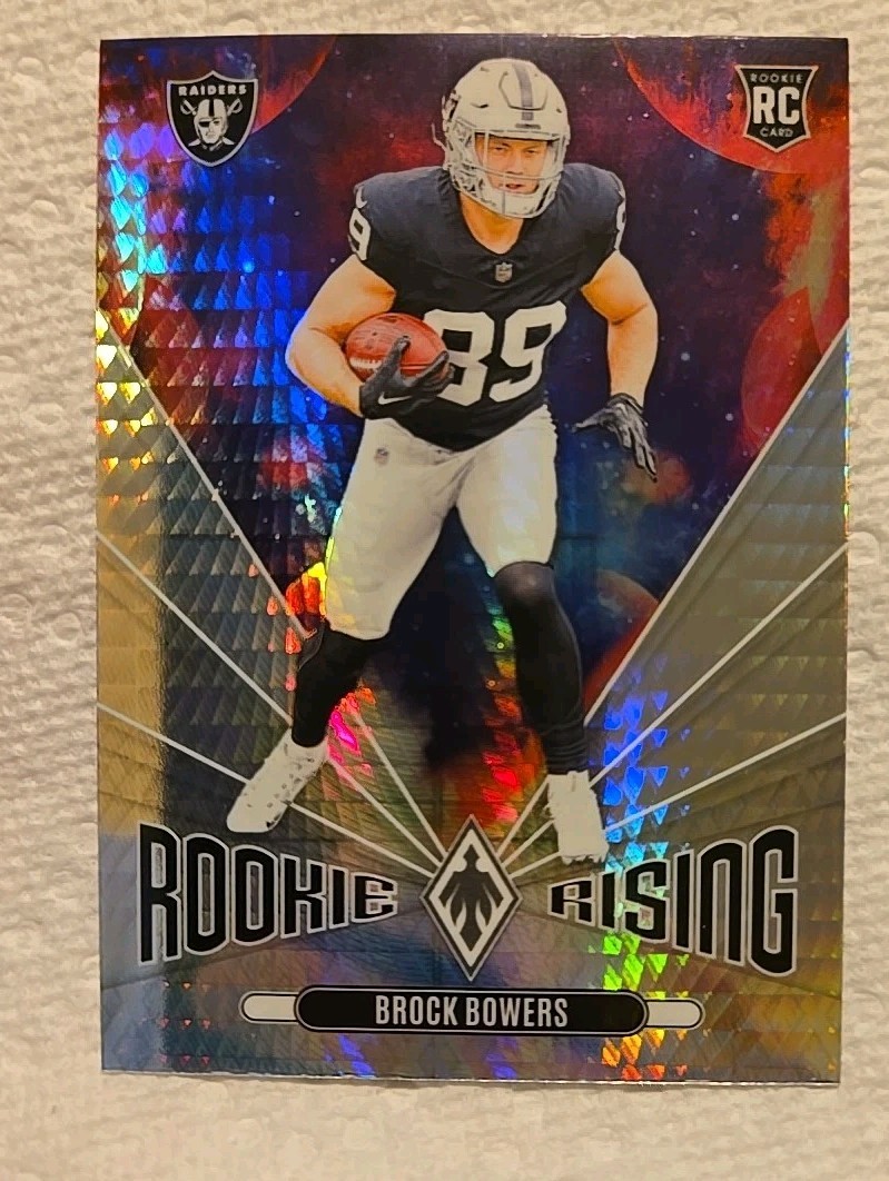 2024 Panini Phoenix - Rookie Rising Brock Bowers #RR-BBS Hyper (RC) Raiders