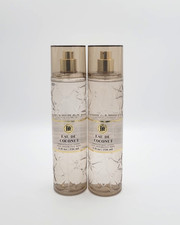 Bath  Body Works Eau De Coconut Fine Fragrance Body Mist Spray 8 oz Set of 2