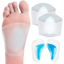 Gel Arch Support Set, 2 Pairs Plantar Fasciitis Sleeves/Shoe Insoles for2806