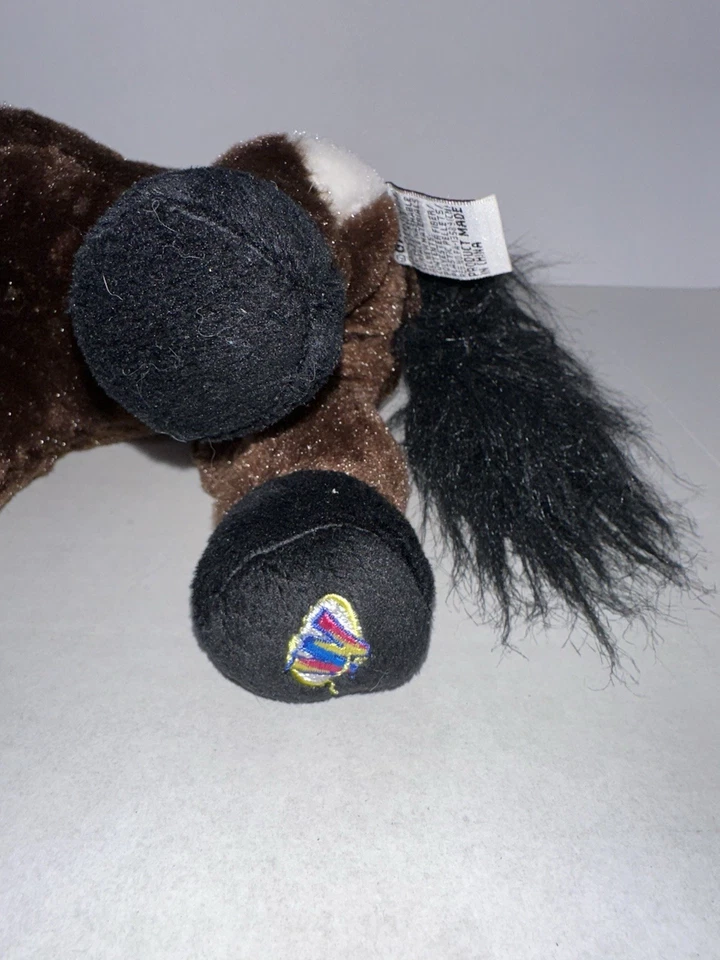 Ganz Webkinz Pinto 9" Plush Brown White Stuffed Pony Horse No Code HM147 - Image 4 of 4
