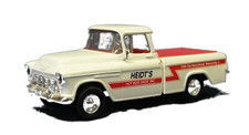 Ertl 440 Chevrolet 1955 Cameo Pickup Truck - Heidt's Hot Rod 1/25 Die-cast MIB