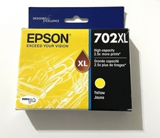 Epson Genuine Ink Cartridge 702XL YELLOW Exp 05/2026