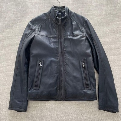 M Size Leather Jacket Massimo Dutti