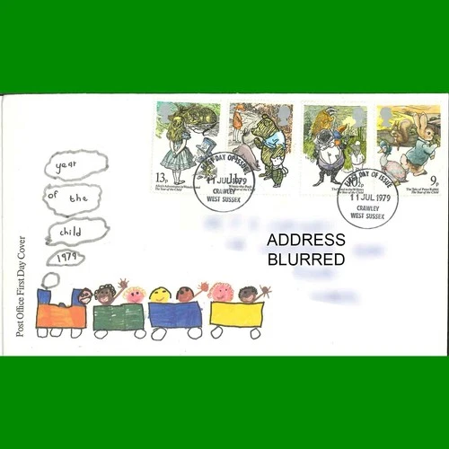 FDC Year of the Child Commemorative Stamps Post Office First Day Cover 11.7.1979 - Picture 1 of 3