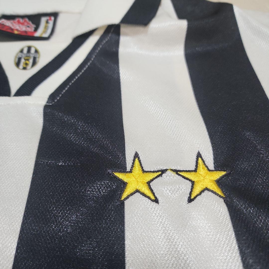 Kappa - イタリア セリエA ユベントス 1994-95 No.10 （ホーム仕様） Kappa Juventus 1994-95 Roberto Baggio No. 10 Jersey L Black