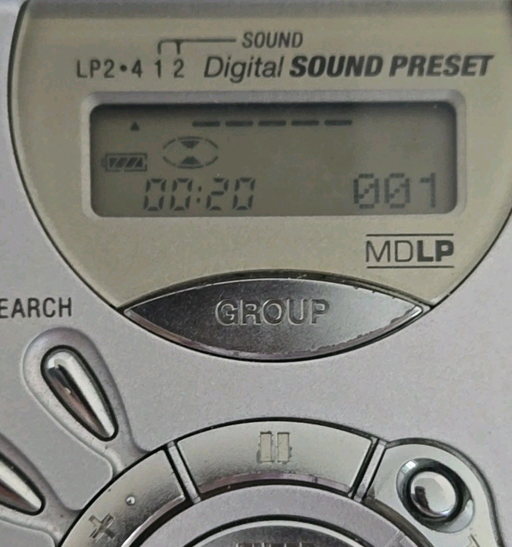 Sony Net MD Walkman MZ-N510 Type-S MiniDisc Player/Recorder 