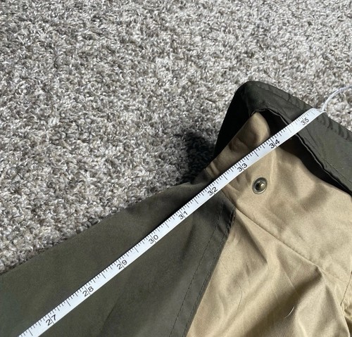 Woolrich Barn Chore Coat Mens Large Tan Fleece Lined Zip Vtg Utility Field Gorp - Picture 8 of 8