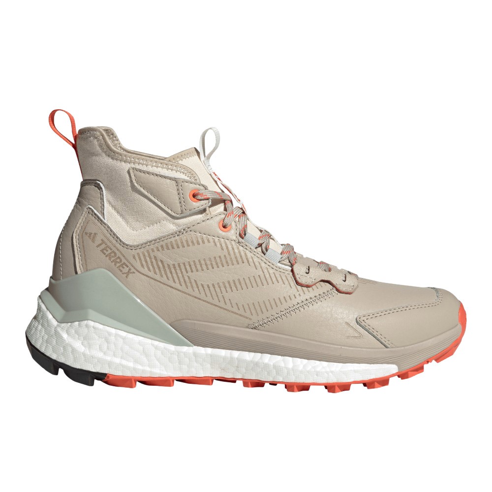 adidas Terrex Free Hiker 2 Leather Hiking  Mens Beige Sneakers Athletic Shoes HQ