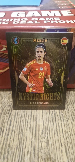Topps Merlin EURO 2025- Alba Redondo Mystic Nights 1/1 Super Rare. 99p Start!